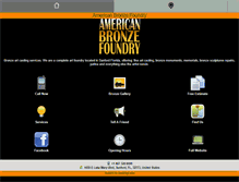 Tablet Screenshot of americanbronze.com